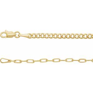 Binderskjede i 14K gull – 2,7 mm – 45–50 cm