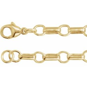 Binderskjede i 14K gull – 5,3 mm – 45–60 cm