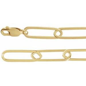Binderskjede i 14K gull – 6,2 mm – 45–50 cm
