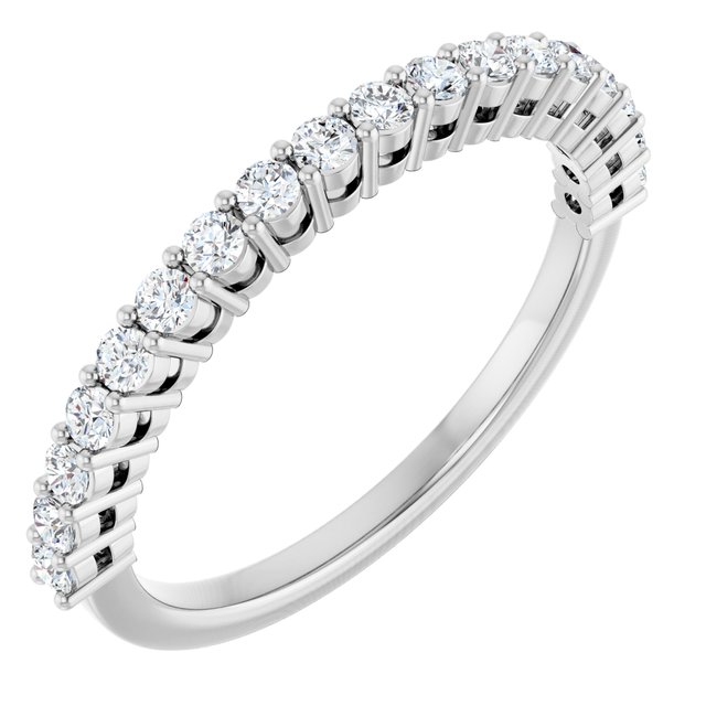 Forlovelsesring i gull eller platina – modell 122978 – platina – Naturlige diamanter – Rund 1,7 mm · 0,333 ct totalt · 18 steiner