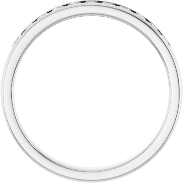 Ring i 14 kt hvitt gull med laboratoriedyrket diamant, 0,375 ct totalt fra Smykke24