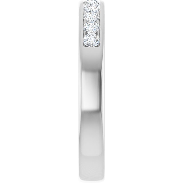 Ring i 14 kt hvitt gull med laboratoriedyrket diamant, 0,375 ct totalt fra Smykke24