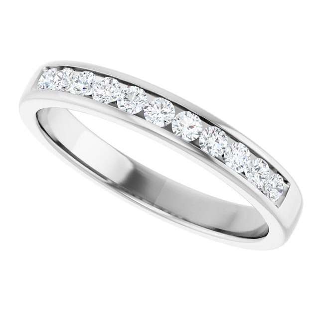 Ring i 14 kt hvitt gull med laboratoriedyrket diamant, 0,375 ct totalt fra Smykke24