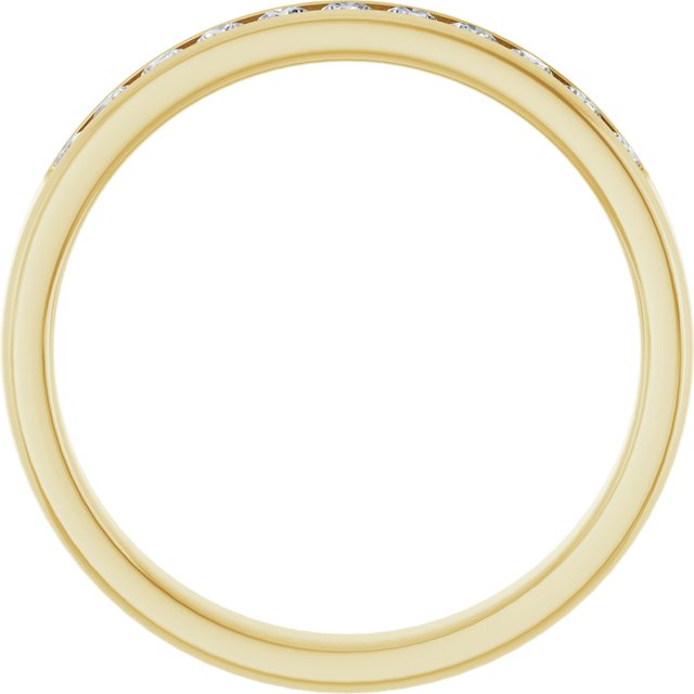 Ring i 14 kt gult gull med laboratoriedyrket diamant, 0,375 ct totalt fra Smykke24