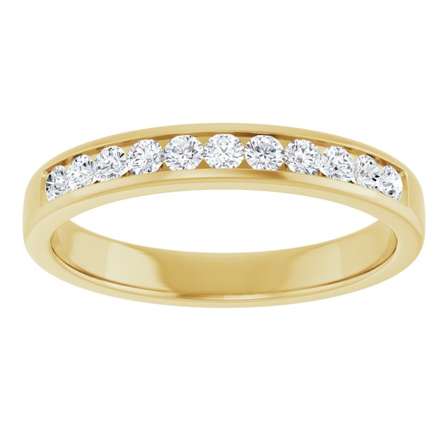 Ring i 14 kt gult gull med laboratoriedyrket diamant, 0,375 ct totalt fra Smykke24