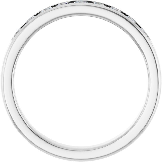 Ring i 14 kt hvitt gull med laboratoriedyrket diamant, 0,75 ct totalt fra Smykke24