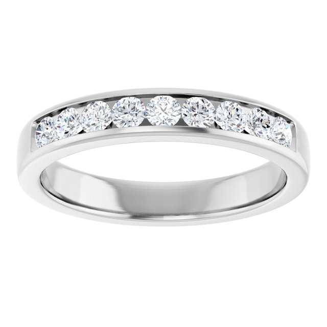 Ring i 14 kt hvitt gull med laboratoriedyrket diamant, 0,75 ct totalt fra Smykke24