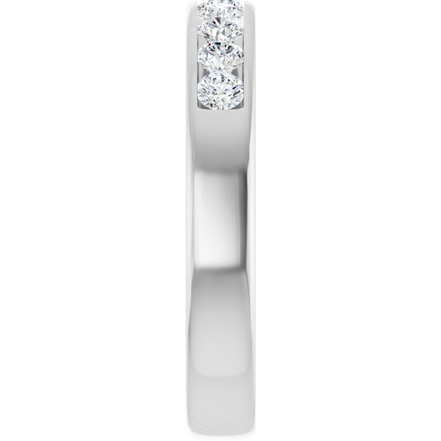Ring i 14 kt hvitt gull med laboratoriedyrket diamant, 0,75 ct totalt fra Smykke24