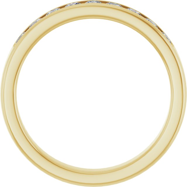 Ring i 14 kt gult gull med laboratoriedyrket diamant, 0,75 ct totalt fra Smykke24