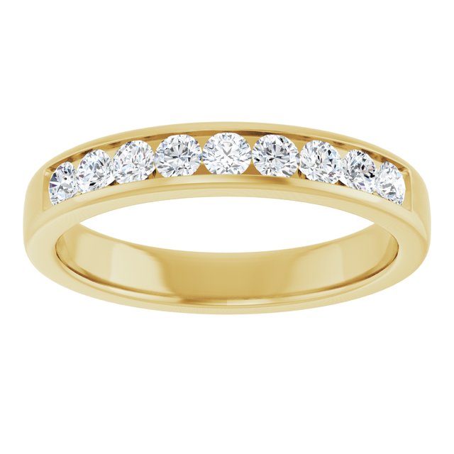 Ring i 14 kt gult gull med laboratoriedyrket diamant, 0,75 ct totalt fra Smykke24