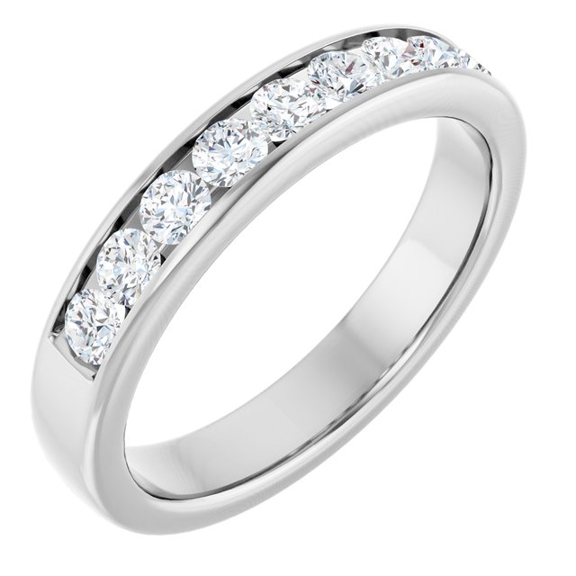 Ring i 14 kt hvitt gull med laboratoriedyrket diamant, 0,75 ct totalt fra Smykke24