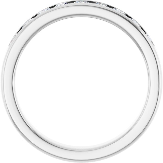 Ring i 14 kt hvitt gull med laboratoriedyrket diamant, 0,75 ct totalt fra Smykke24