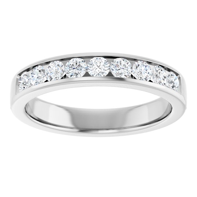 Ring i 14 kt hvitt gull med laboratoriedyrket diamant, 0,75 ct totalt fra Smykke24