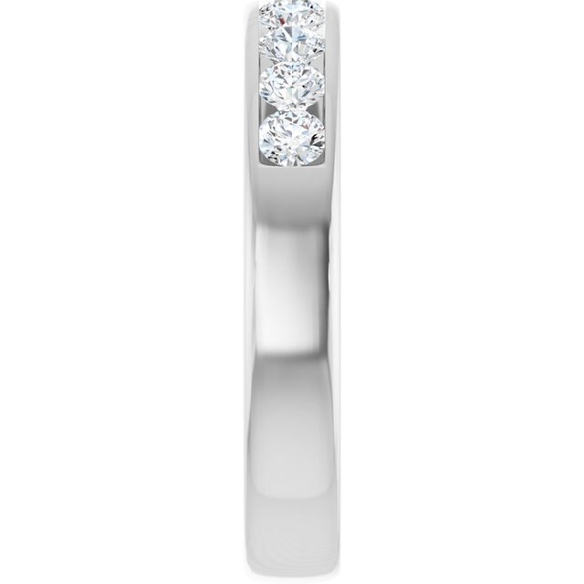 Ring i 14 kt hvitt gull med laboratoriedyrket diamant, 0,75 ct totalt fra Smykke24