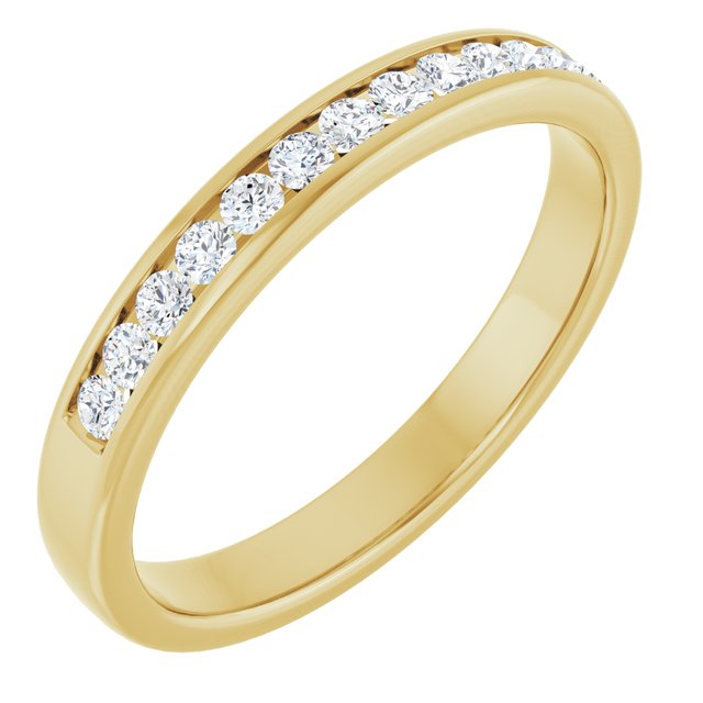 Ring i 14 kt gult gull med laboratoriedyrket diamant, 0,375 ct totalt fra Smykke24