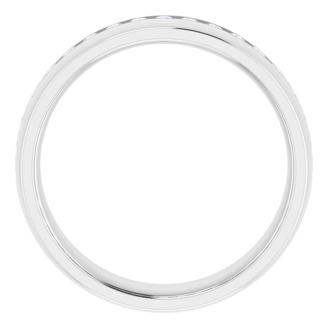 Ring i 14 kt hvitt gull med laboratoriedyrket diamant, 0,50 ct totalt fra Smykke24