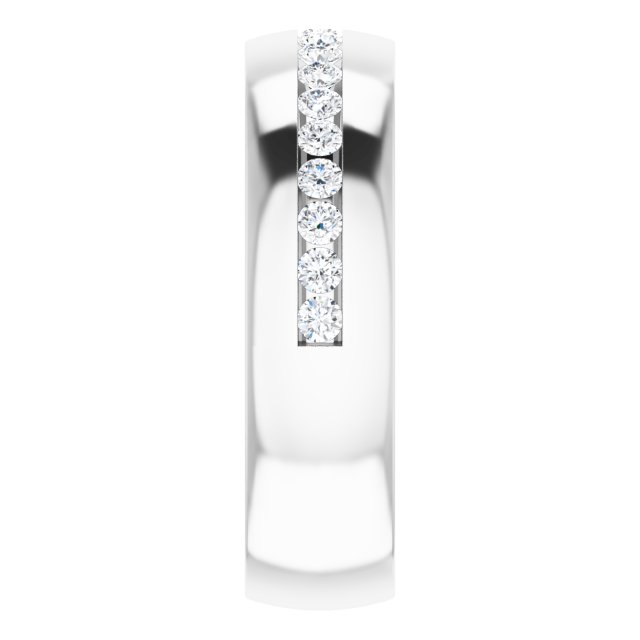 Ring i 14 kt hvitt gull med laboratoriedyrket diamant, 0,50 ct totalt fra Smykke24