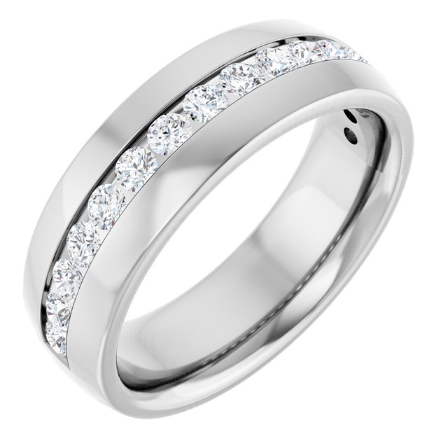 Ring i 14 kt hvitt gull med laboratoriedyrket diamant, 1,00 ct totalt fra Smykke24