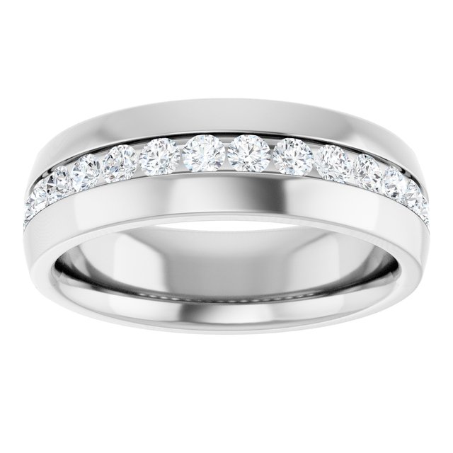 Ring i 14 kt hvitt gull med laboratoriedyrket diamant, 1,00 ct totalt fra Smykke24
