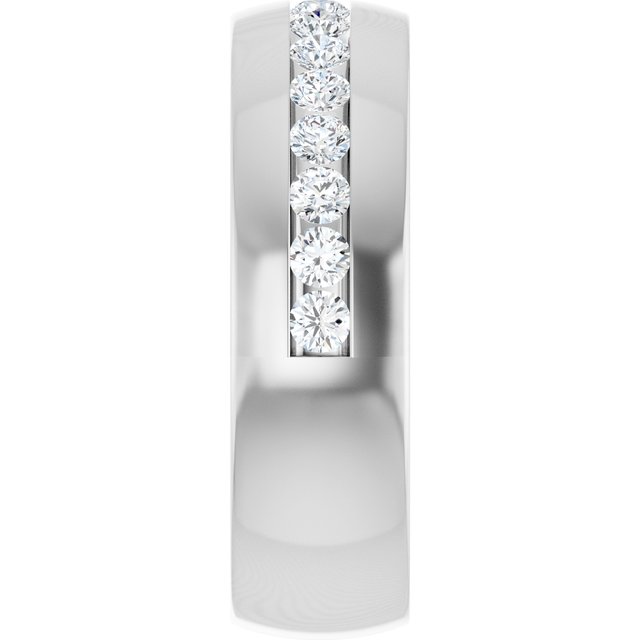 Ring i 14 kt hvitt gull med laboratoriedyrket diamant, 1,00 ct totalt fra Smykke24