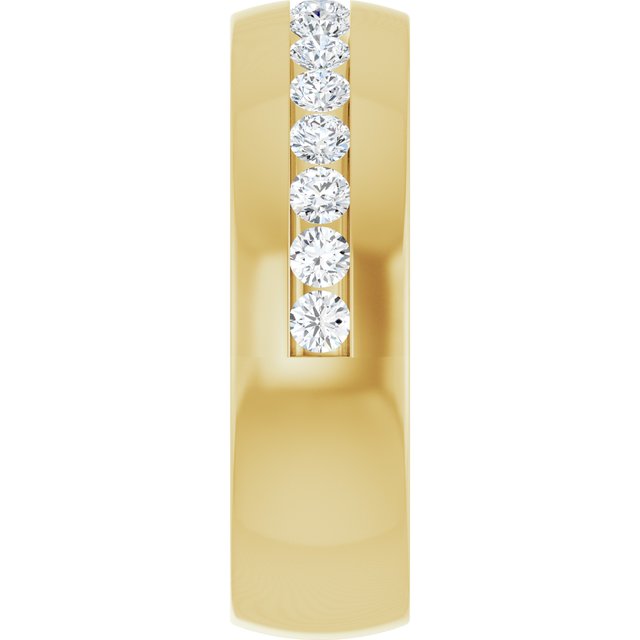 Ring i 14 kt gult gull med laboratoriedyrket diamant, 1,00 ct totalt fra Smykke24