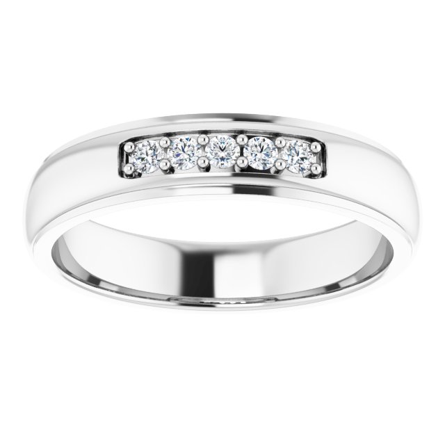 Ring i 14 kt hvitt gull med laboratoriedyrket diamant, 0,17 ct totalt fra Smykke24