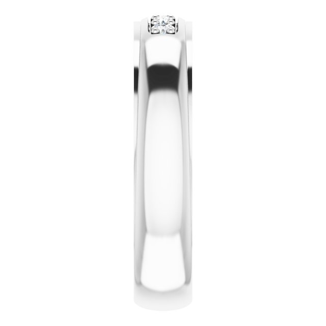 Ring i 14 kt hvitt gull med laboratoriedyrket diamant, 0,17 ct totalt fra Smykke24