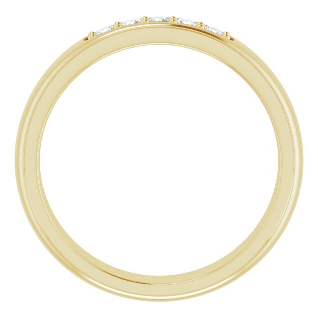 Ring i 14 kt gult gull med laboratoriedyrket diamant, 0,20 ct totalt fra Smykke24