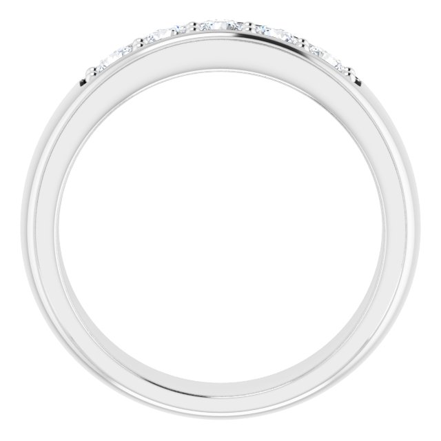 Ring i 14 kt hvitt gull med laboratoriedyrket diamant, 0,75 ct totalt fra Smykke24