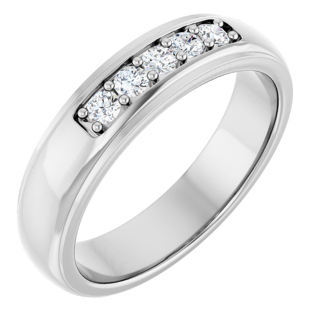 Ring i 14 kt hvitt gull med laboratoriedyrket diamant, 0,33 ct totalt fra Smykke24