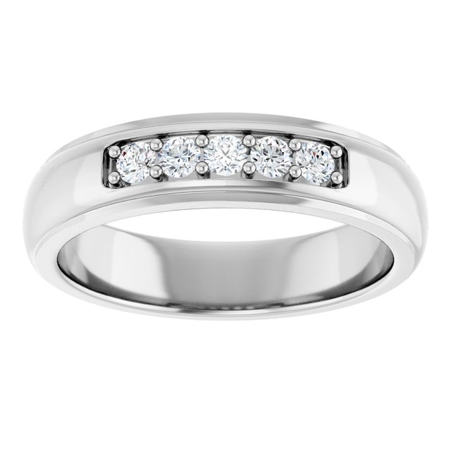 Ring i 14 kt hvitt gull med laboratoriedyrket diamant, 0,33 ct totalt fra Smykke24