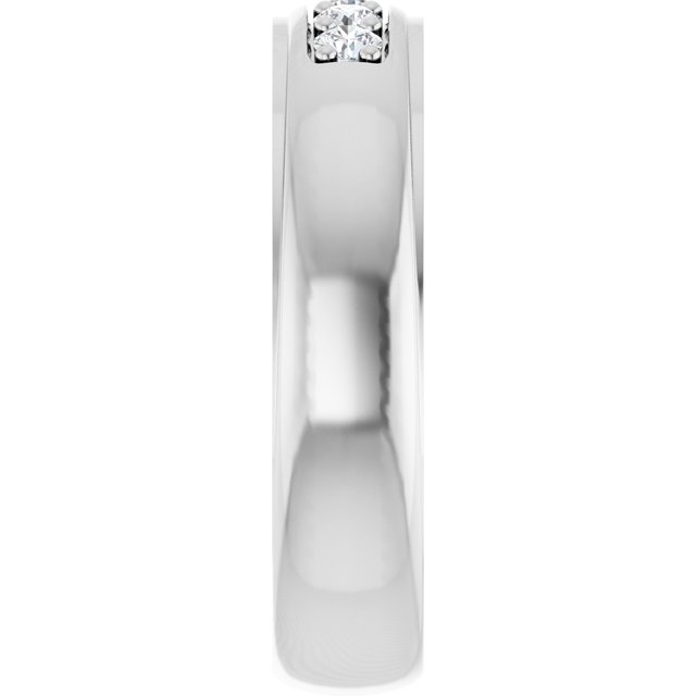 Ring i 14 kt hvitt gull med laboratoriedyrket diamant, 0,33 ct totalt fra Smykke24