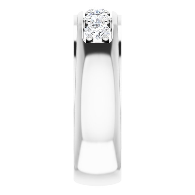 Ring i 14 kt hvitt gull med laboratoriedyrket diamant, 1,00 ct totalt fra Smykke24