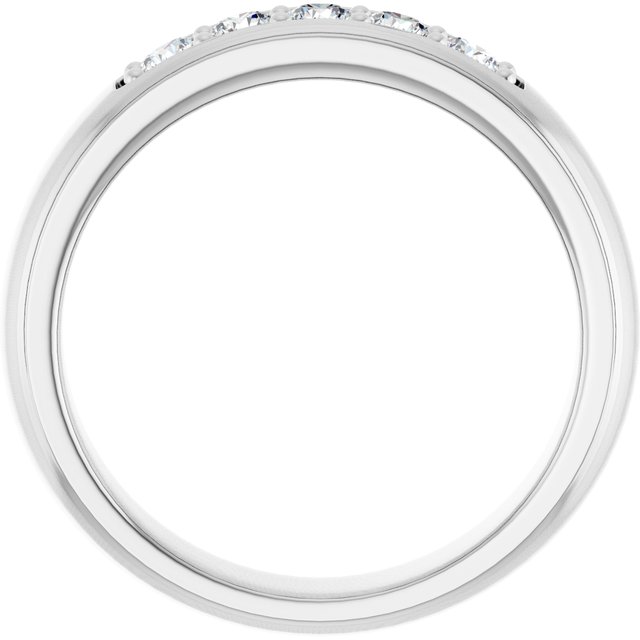 Ring i 14 kt hvitt gull med laboratoriedyrket diamant, 0,50 ct totalt fra Smykke24