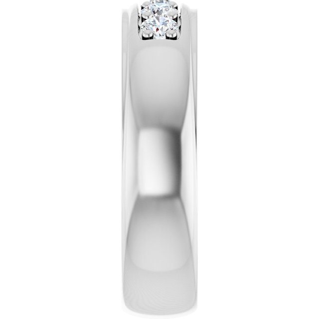 Ring i 14 kt hvitt gull med laboratoriedyrket diamant, 0,50 ct totalt fra Smykke24