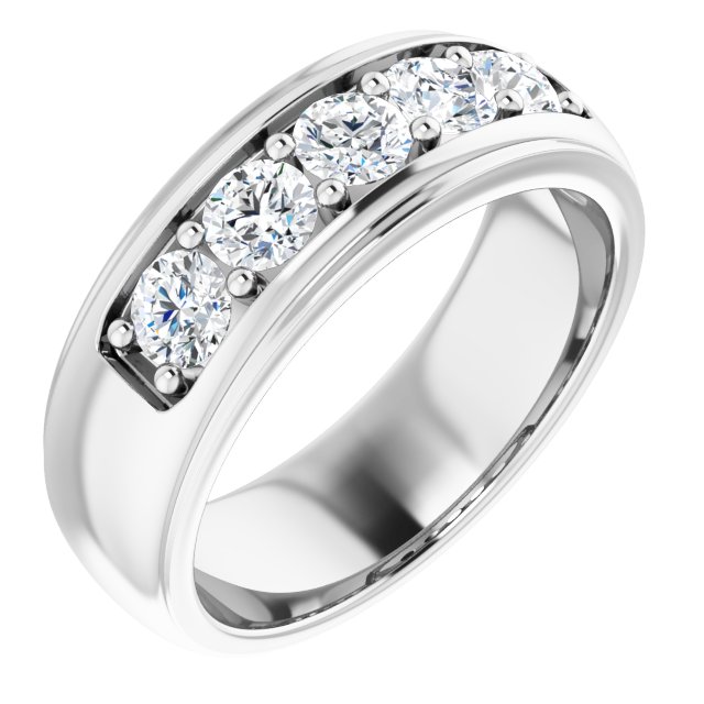 Ring i 14 kt hvitt gull med laboratoriedyrket diamant, 0,25 ct totalt fra Smykke24