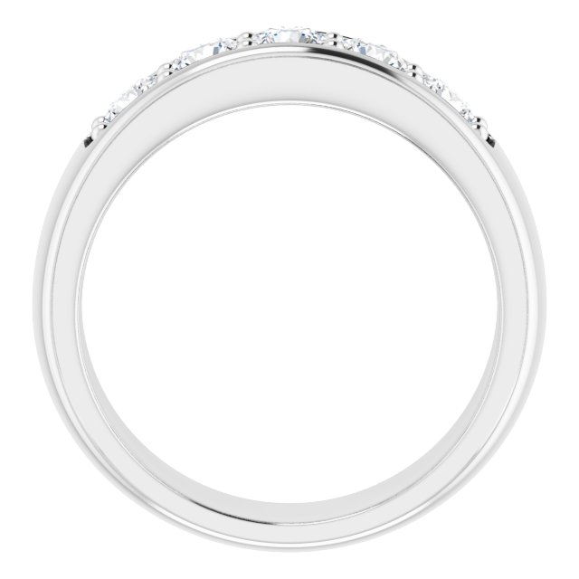 Ring i 14 kt hvitt gull med laboratoriedyrket diamant, 0,25 ct totalt fra Smykke24