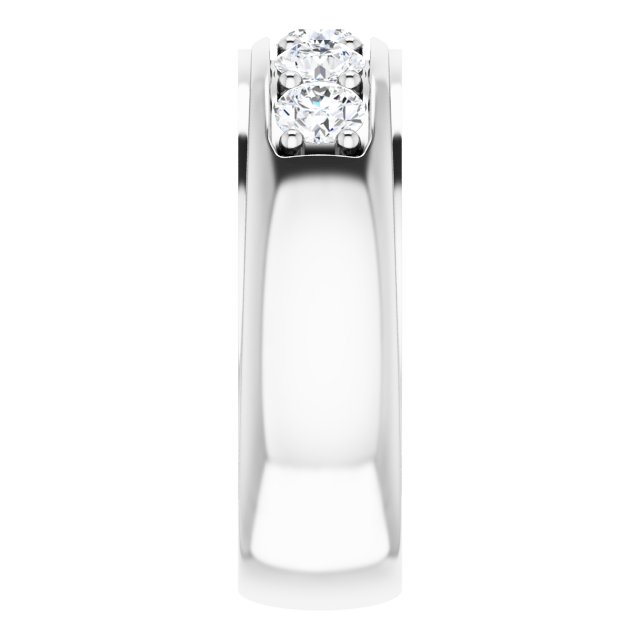 Ring i 14 kt hvitt gull med laboratoriedyrket diamant, 0,25 ct totalt fra Smykke24