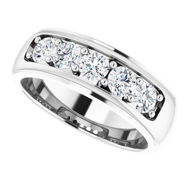 Ring i 14 kt hvitt gull med laboratoriedyrket diamant, 0,25 ct totalt fra Smykke24