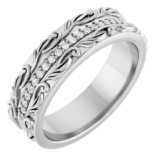 Ring i 14 kt hvitt gull med laboratoriedyrket diamant, 0,25 ct totalt fra Smykke24
