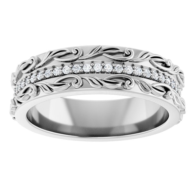 Ring i 14 kt hvitt gull med laboratoriedyrket diamant, 0,25 ct totalt fra Smykke24