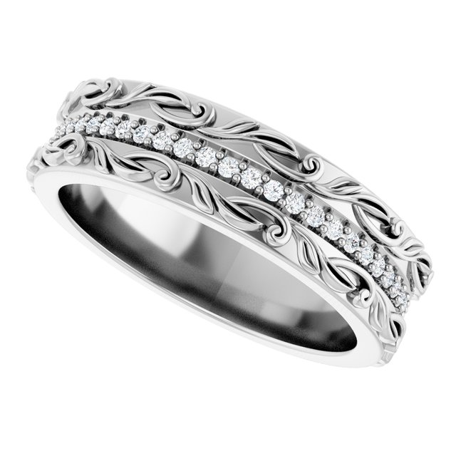 Ring i 14 kt hvitt gull med laboratoriedyrket diamant, 0,25 ct totalt fra Smykke24