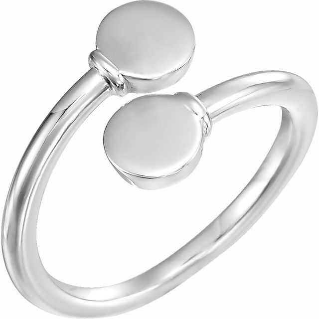 Signetring i 14 kt hvitt gull fra Smykke24