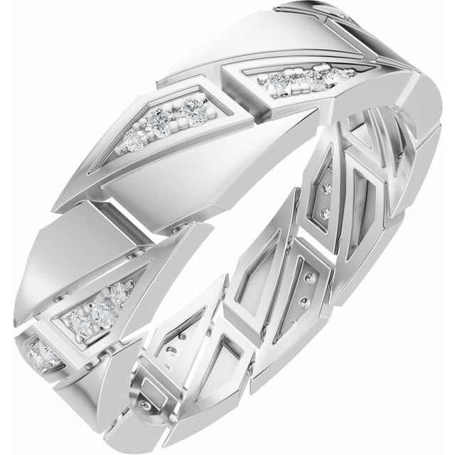 Alliansering i 14 kt hvitt gull med laboratoriedyrket diamant, 0,25 ct totalt fra Smykke24