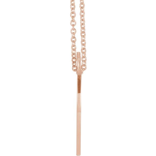 «Faith, Hope, Love»-halskjede i 14 kt roségull, 40,6–45,7 cm fra Smykke24