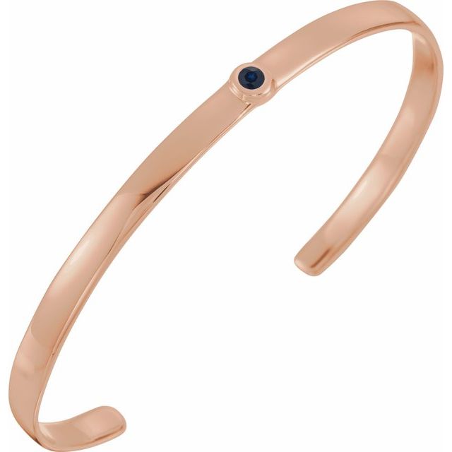 Åpent armbånd – 14K roségull fra Smykke24