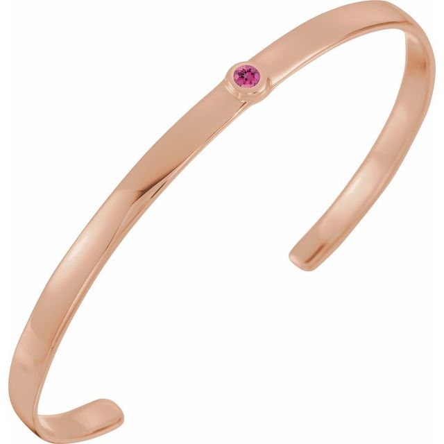 Åpent armbånd – 14K roségull fra Smykke24