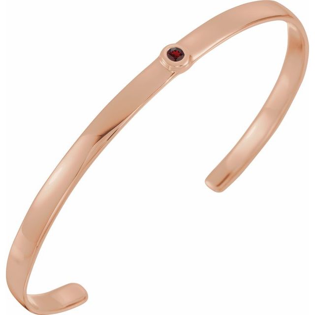 Åpent armbånd – 14K roségull fra Smykke24