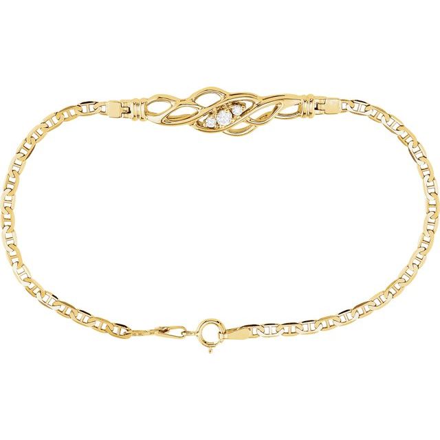 Armbånd – 14K gult gull fra Smykke24