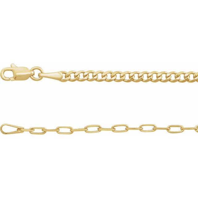 Armbånd med binderslenker – 14K gult gull fra Smykke24